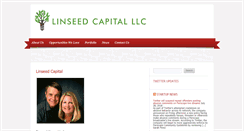 Desktop Screenshot of linseedcapital.com